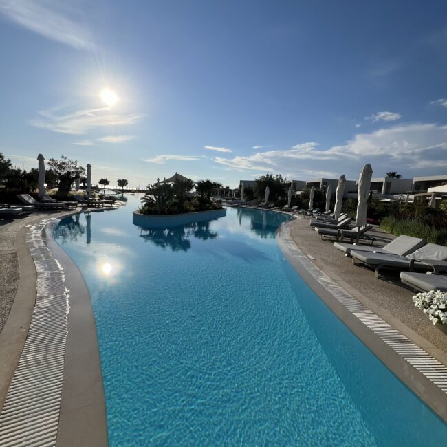 swimming pool in Greece